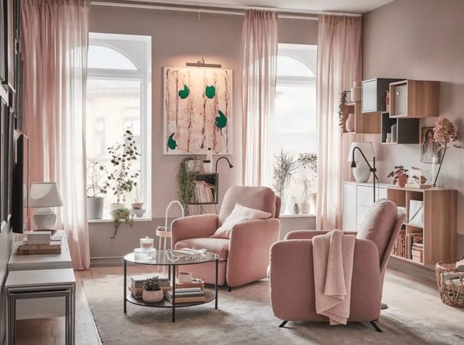 Layered Pink Textiles For Fall