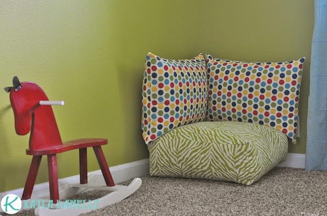 Green Walls Red Rockers Joy