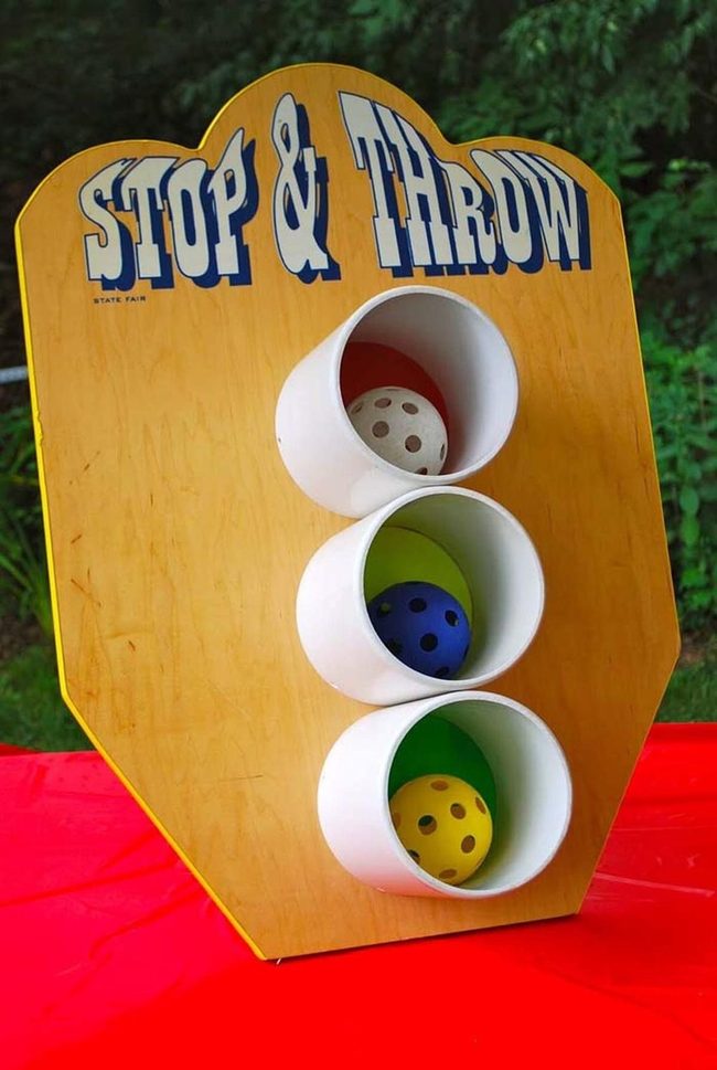 Backyard Carnival Skee Ball Game