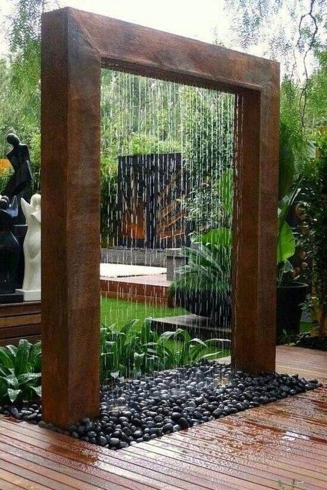 Stone Patio Water Feature