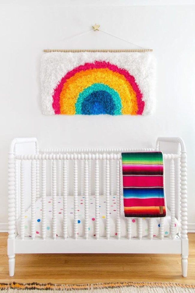 Colorful Yarn Wall Art
