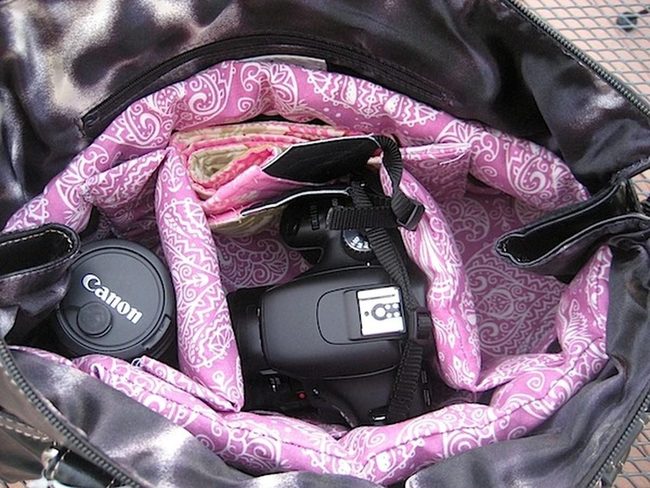 Black Exterior, Pink Paisley Surprise