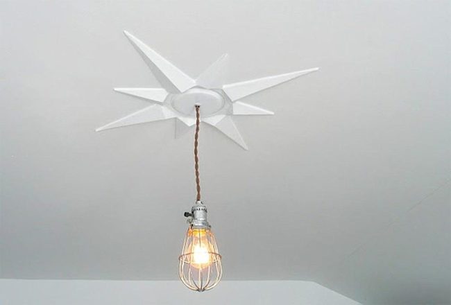Twisted Cord Metal Cage Light