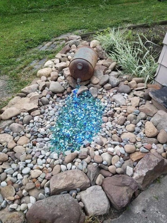 Scattered Glass And Stone Gleam