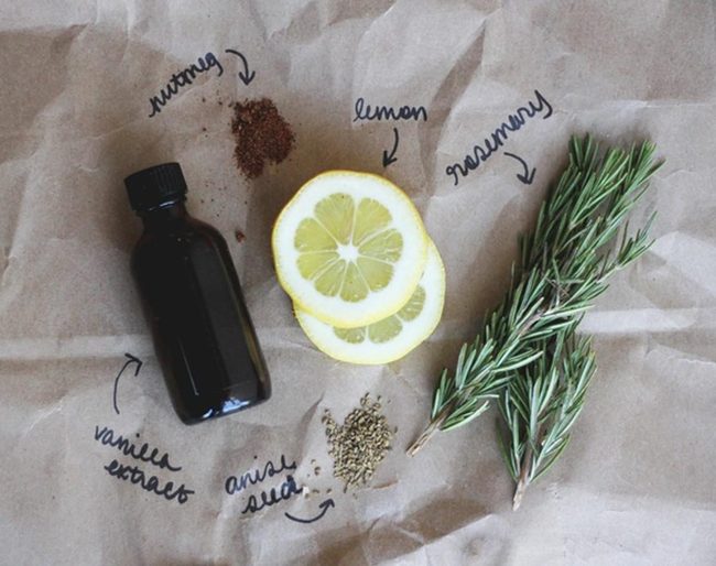 Dark Vanilla Bottles, Citrus Brightness