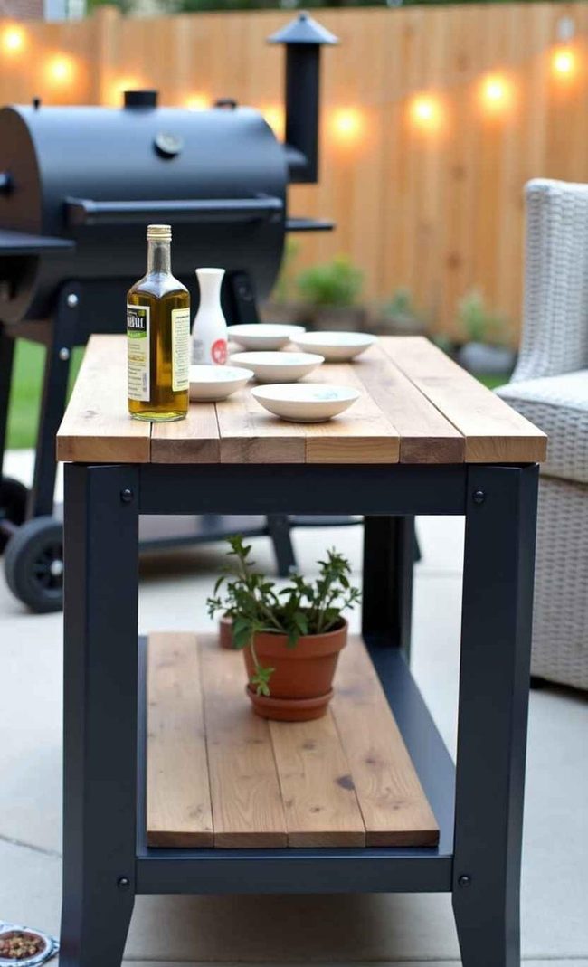 Black Chrome Prep Table Diy