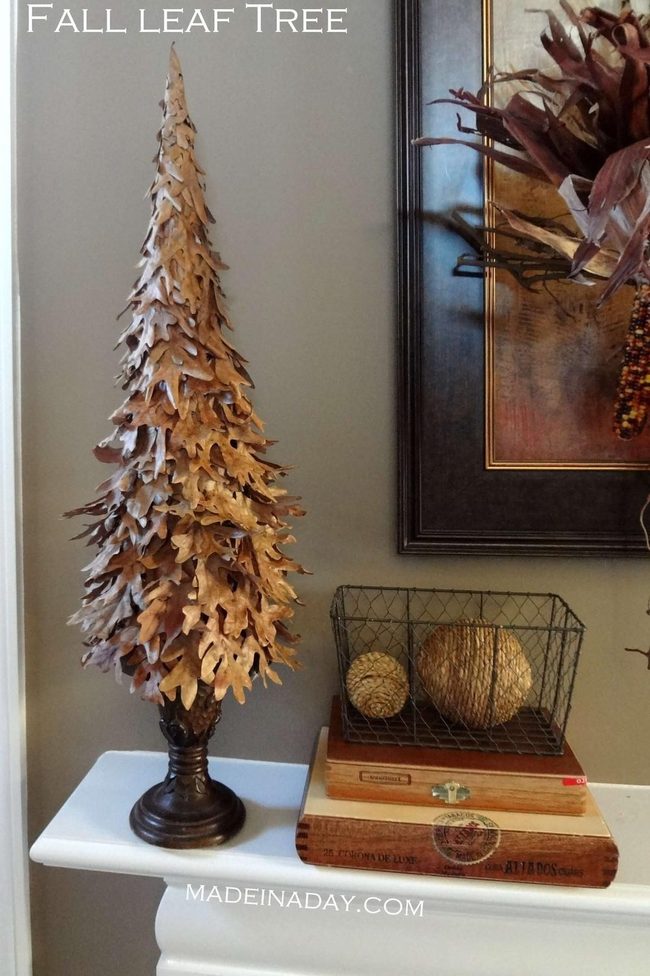 Autumn Leaves Tree Centerpiece