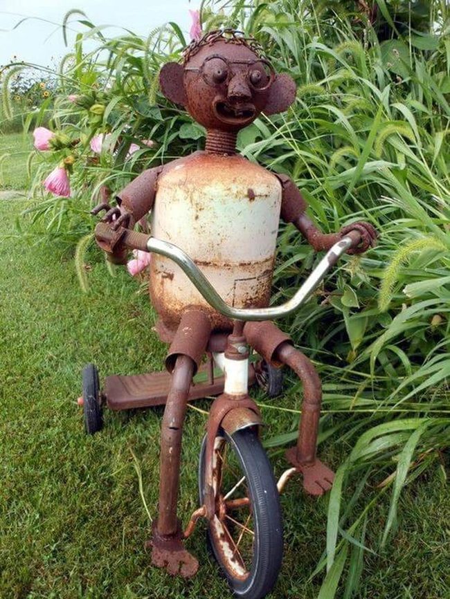 Rusty Metal Garden Characters