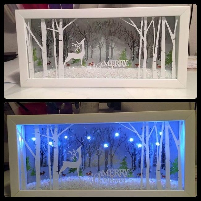 Frosted Forest With Woodland Friends