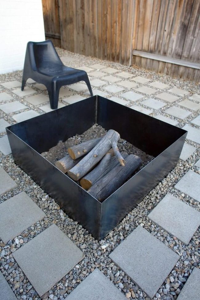 Metal Sheet Fire Pit Diy