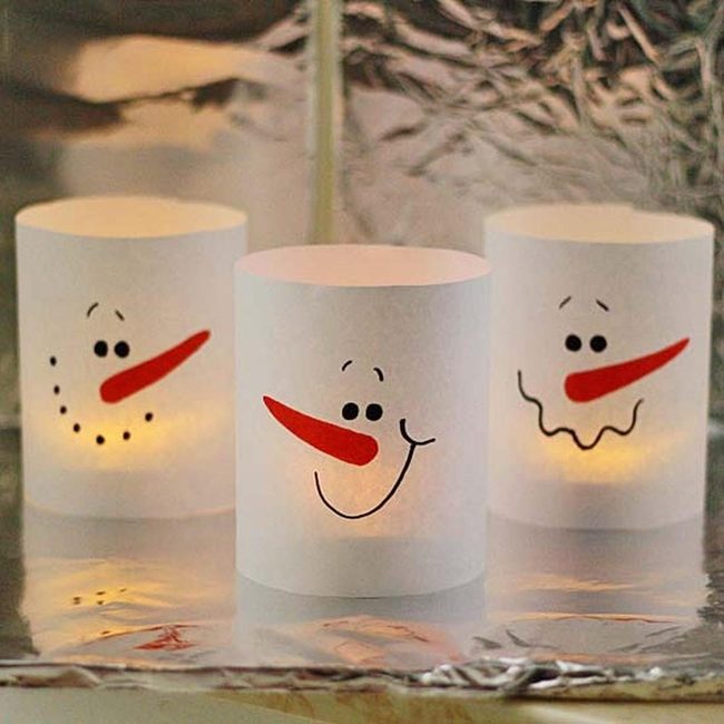Paper Lanterns Battery Candles Light