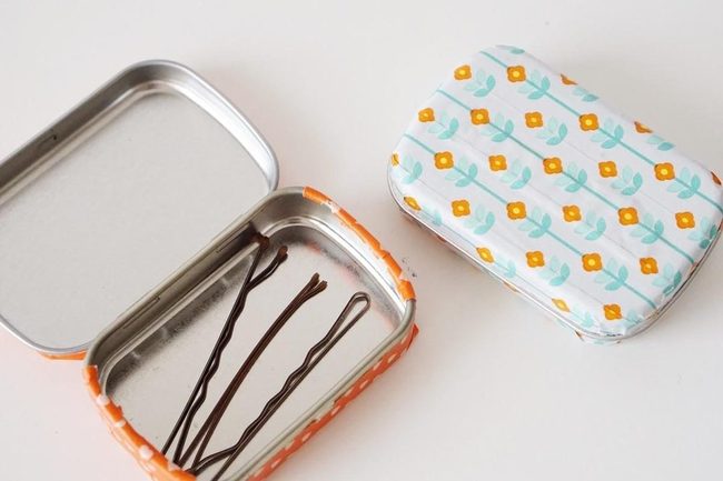 Orange Blossom Storage Tins