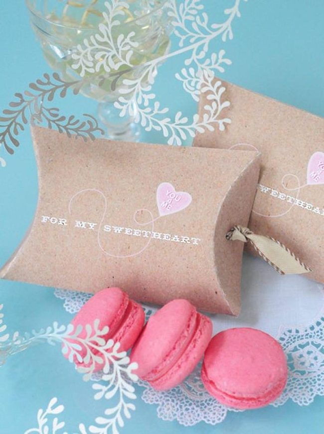 Pink Hearts Gift Box Romance