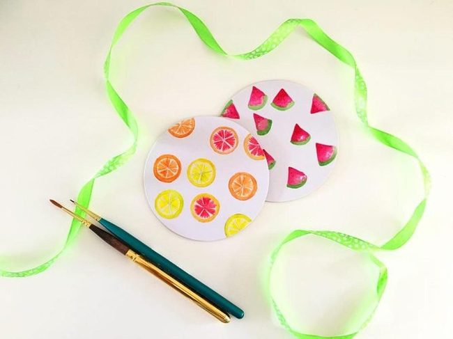 Citrus Orange Slices Paper