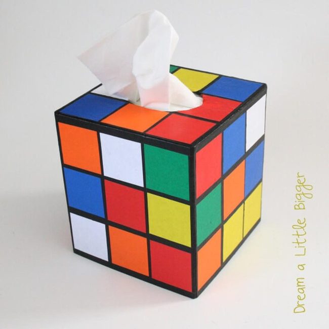 Rubik'S Cube Tissue Dispenser