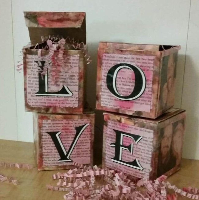 Jewel Toned Stacked Gift Boxes