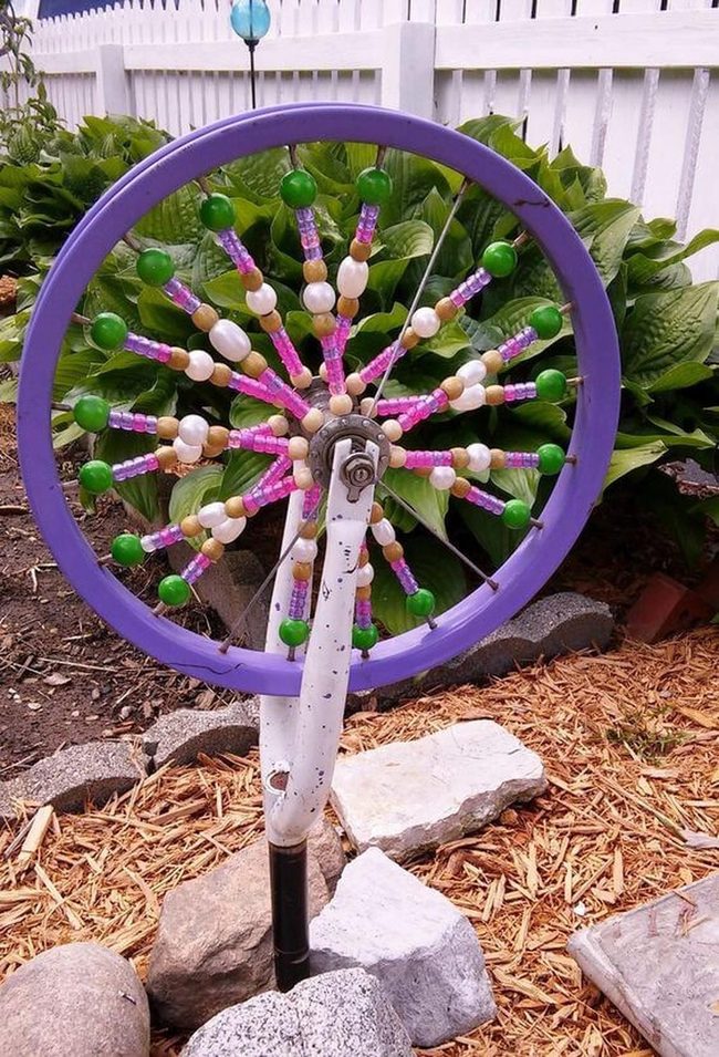 Vintage Wheels With Beaded Sparkle