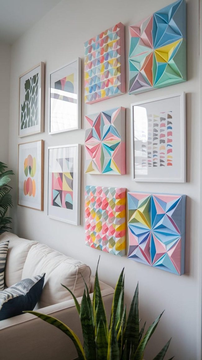 Hanging Paper Cranes Installation