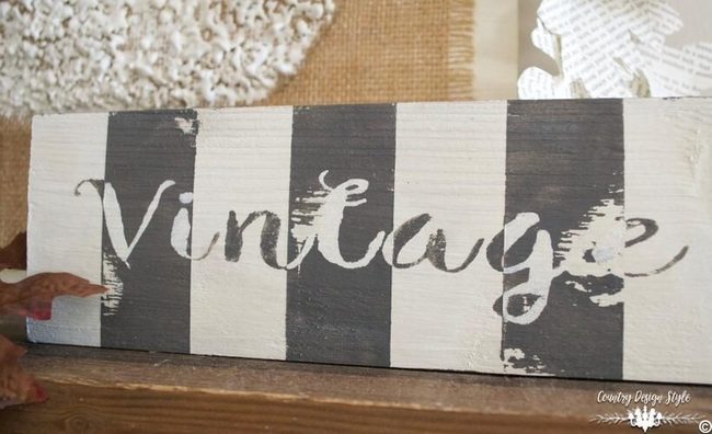 Two-Tone Hand-Painted Vintage Signs