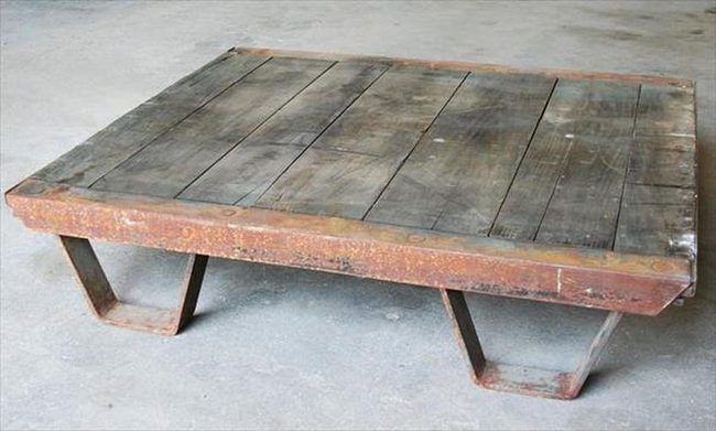 Weathered Wood Industrial Tables