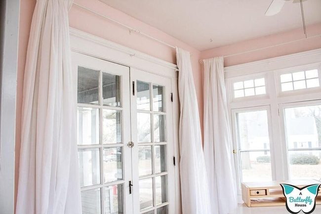 Drop Cloth Window Privacy