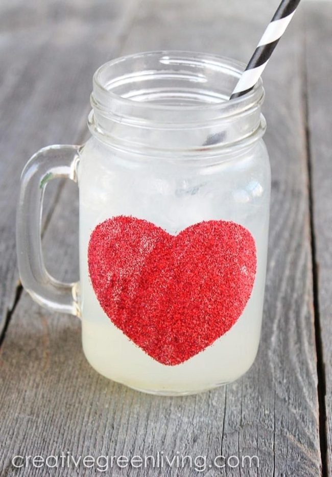Sparkling Ice In Striped Mason Jars