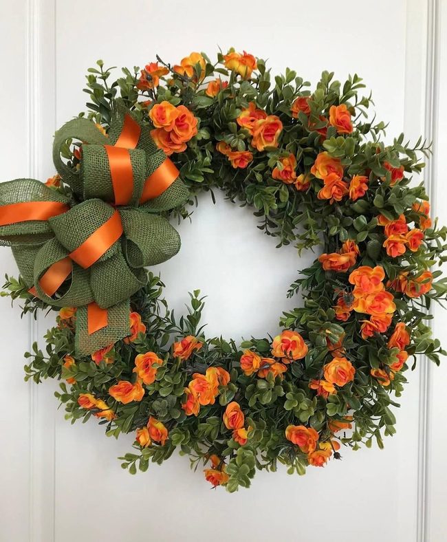Orange-Red Roses Desert Welcome
