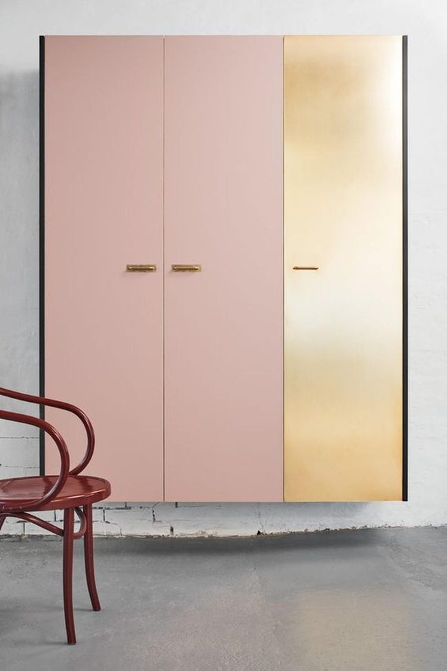 Colorful Pax Cabinet Door Transformation