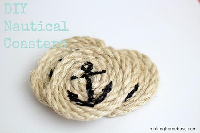 Woven Sisal Nautical Coasters