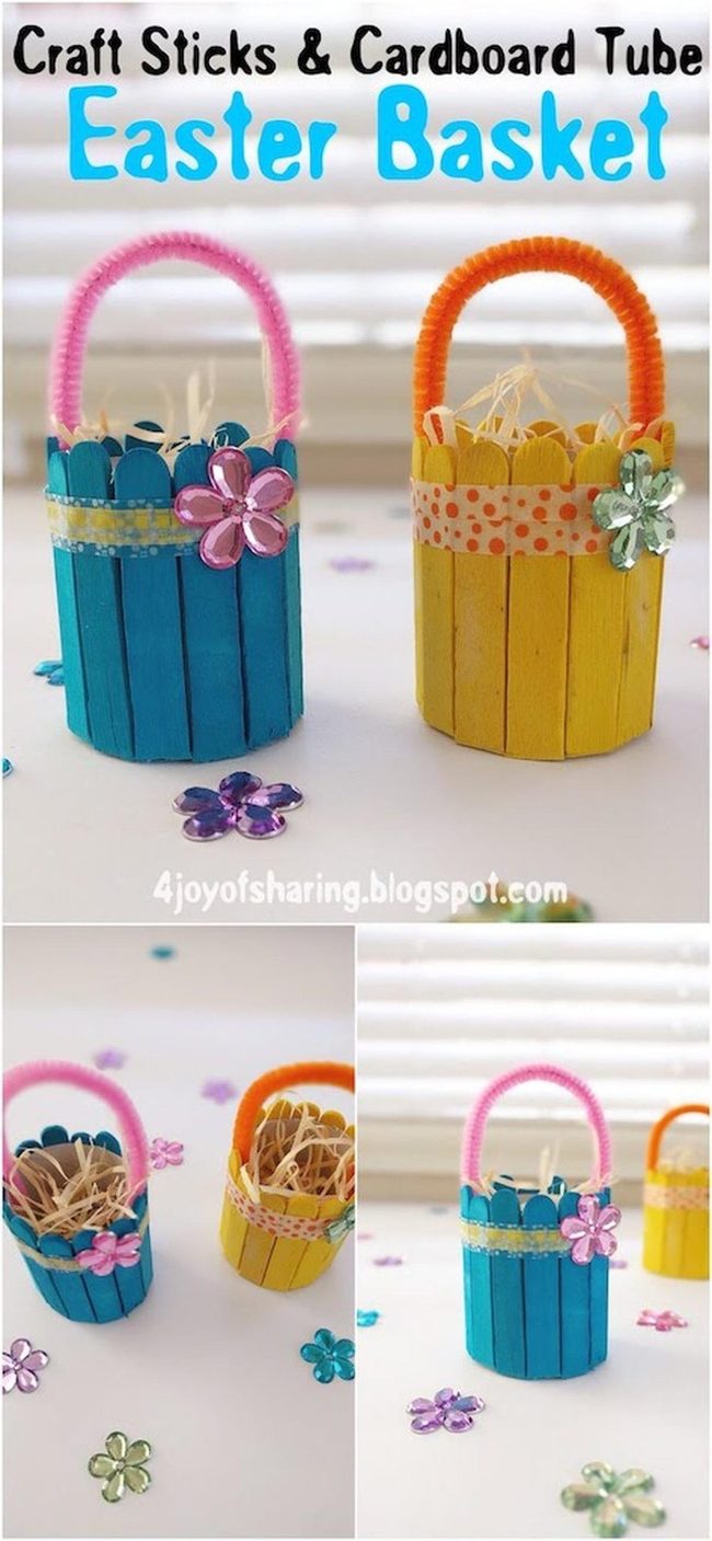 Painted Buckets Easter Egg Hunt
