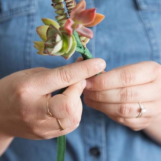 Jade Rosette Wedding Corsage