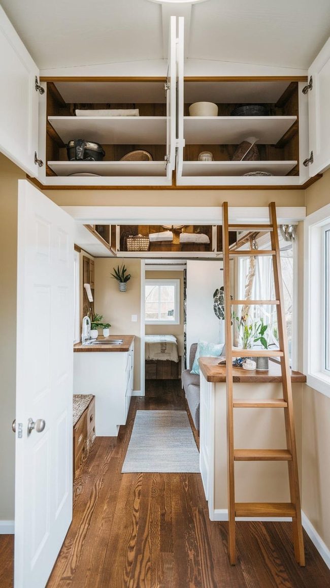 Floating Shelves Pegboard Space