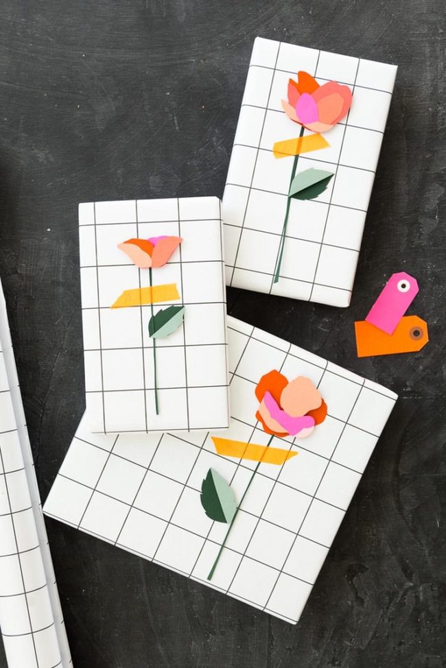 Colorful Paper Flowers Burst Bright