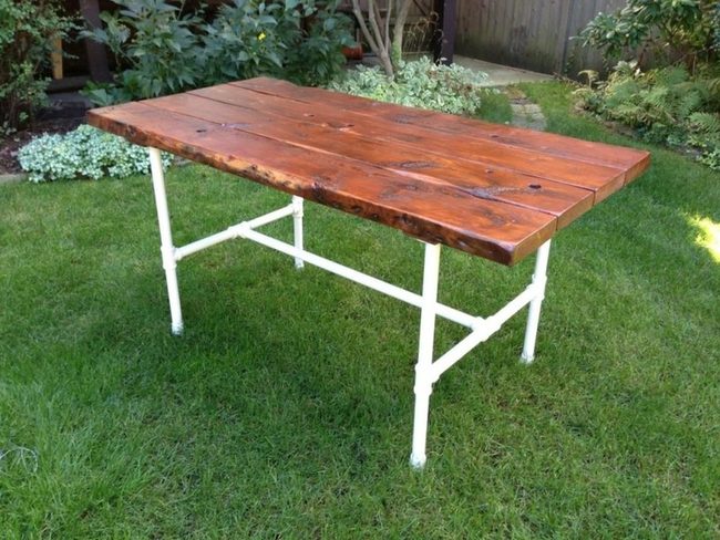 White Legs Natural Wood Tables