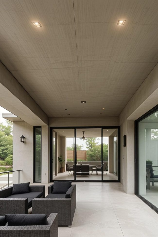 Floating Concrete Canopy Statement