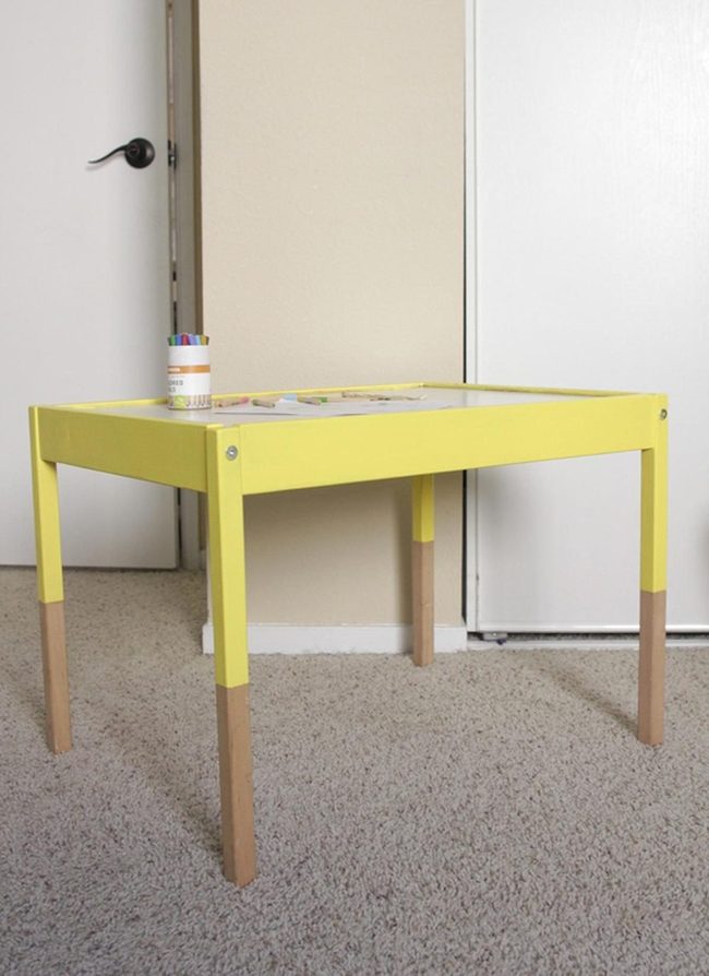 Sunny Yellow Table Sparks Creativity