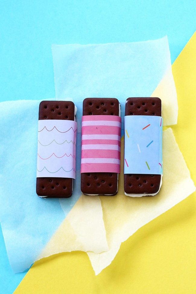 Dark Chocolate Ice Cream Sandwiches