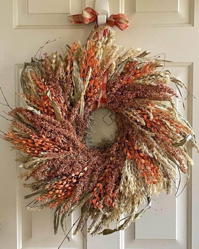 White Door Autumn Orange
