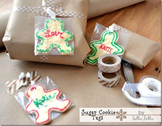 Gingerbread Cookies With Colorful Icing Messages