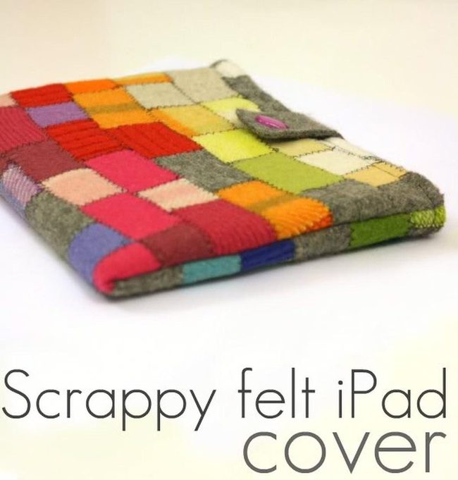 Colorful Patchwork Felt Squares