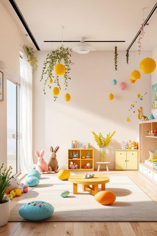 Colorful Easter Eggs Everywhere
