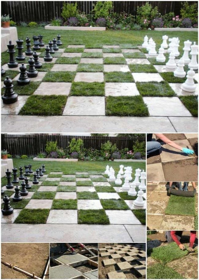 Oversized Chess Pieces Outdoor Entertainment