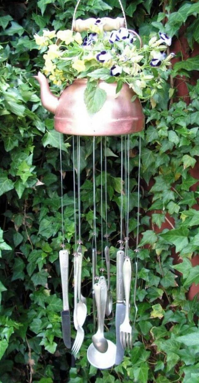 Copper Kettle Garden Planter