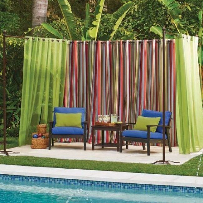 Lightweight Fabric Privacy Screens