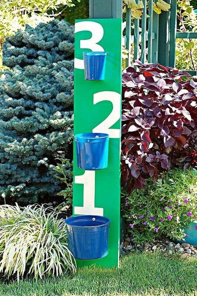 Metal Buckets Garden Game