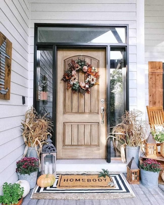 Autumn Leaves Front Door Statement