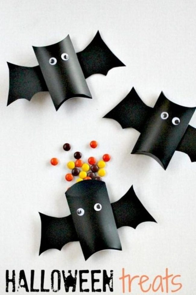 Candy-Spilling Paper Bats