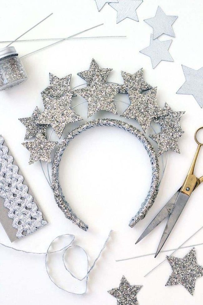 Glittering Star Tiara Diy