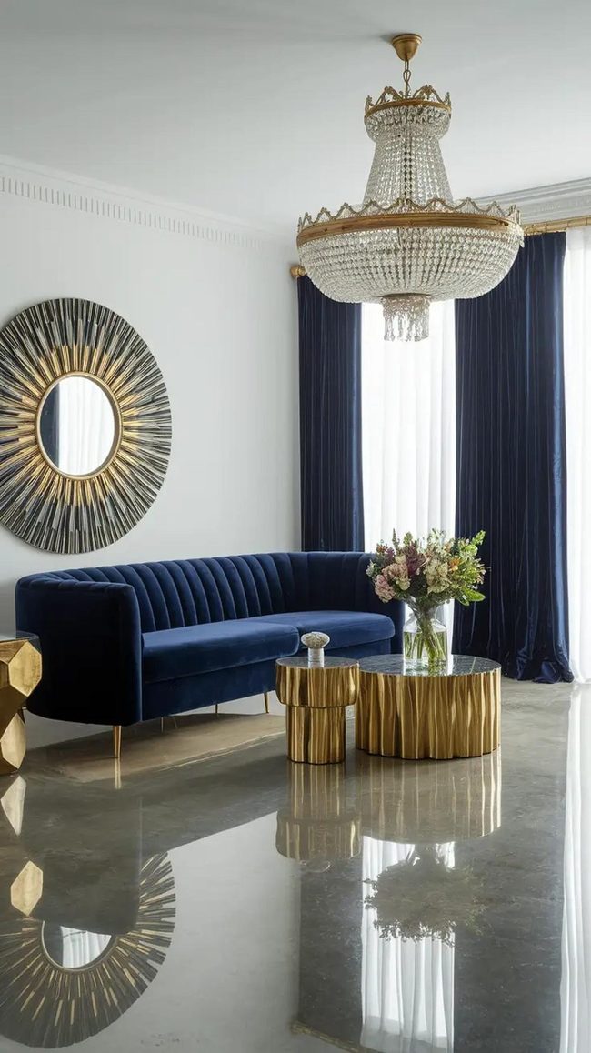 Mirrored Concrete Floors Luxury Reflection