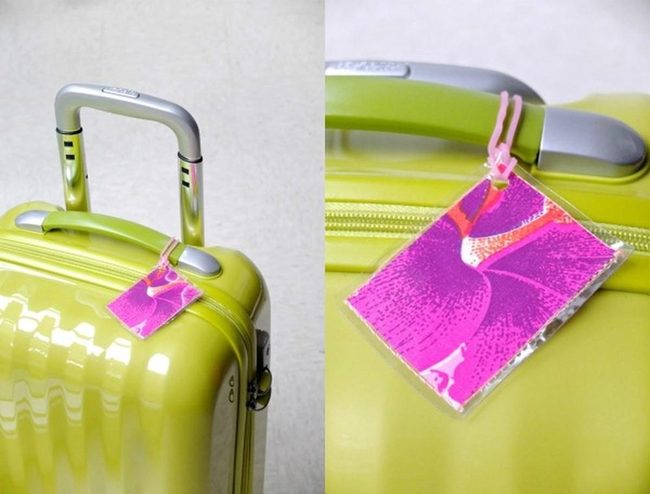 Green Gloss Luggage With Silver Handles